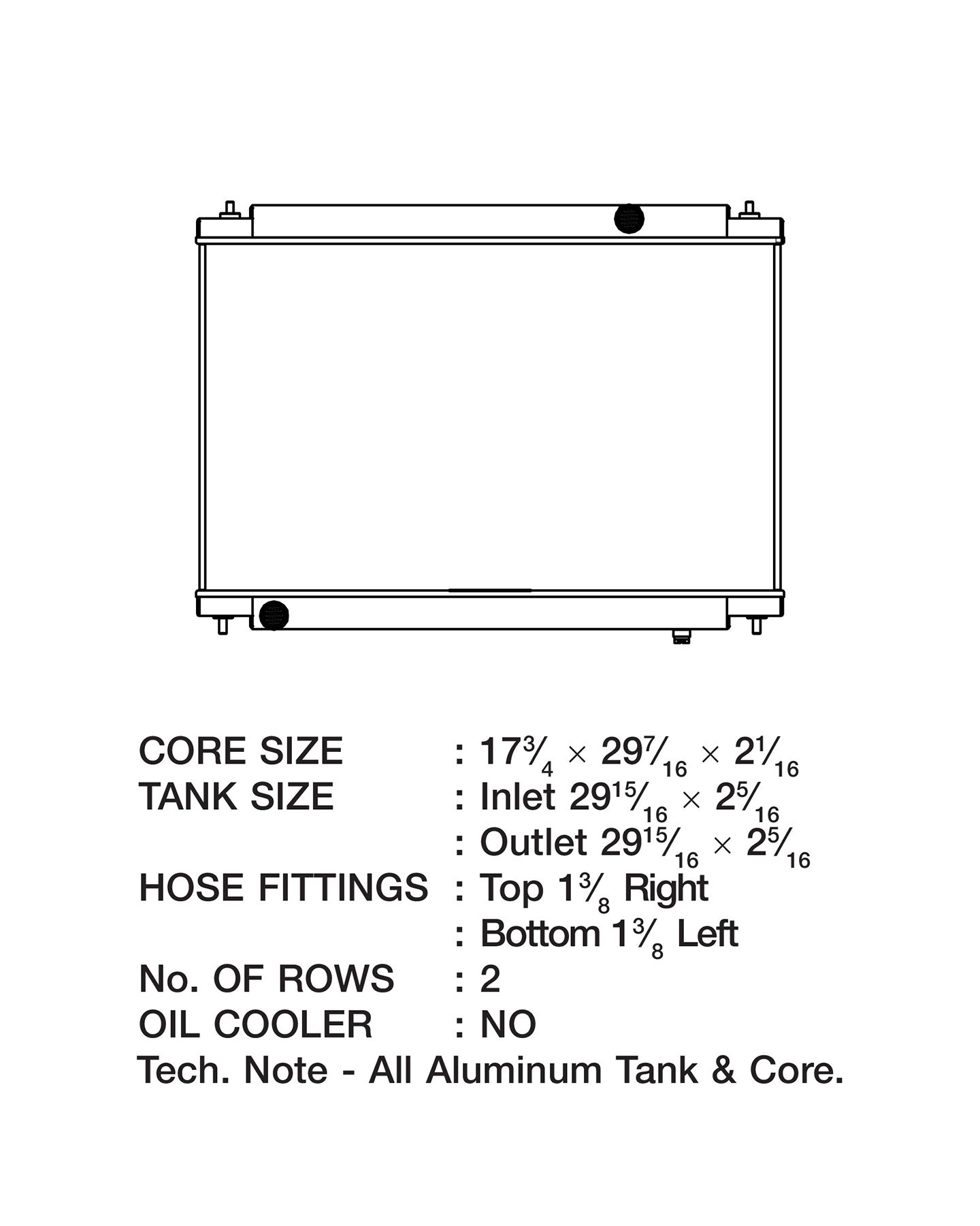 2021, 2020, 2019, 2018, 2017, 2016, 2015, 2014, 2013, 2012, 2011, 2010, 2009 Nissan GT-R Radiator