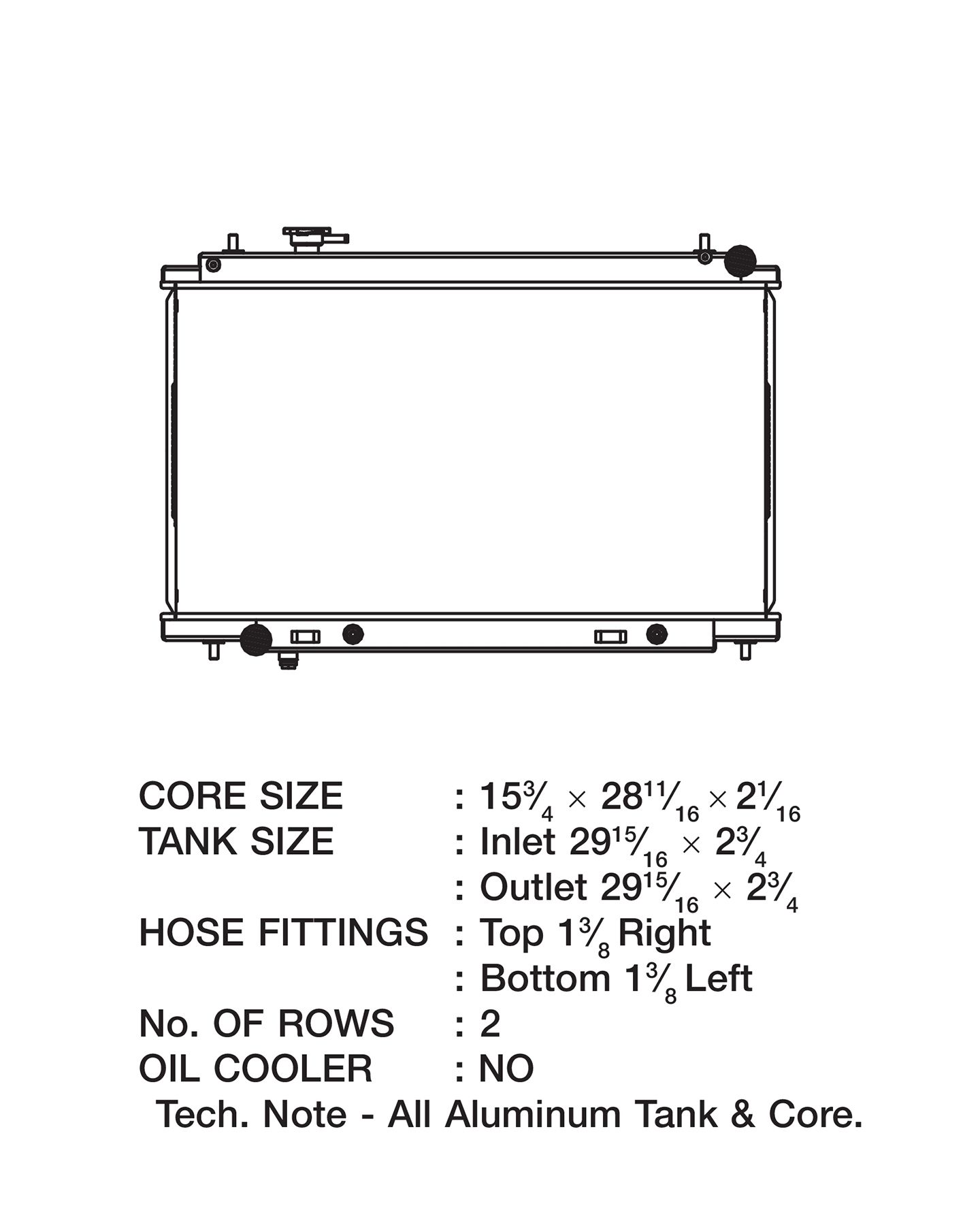 2003-2006 Nissan 350Z Radiator CSF