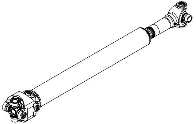 2007-2017 Jeep Wrangler Drive Shaft Assembly - Rear (Dana Spicer Chassis)