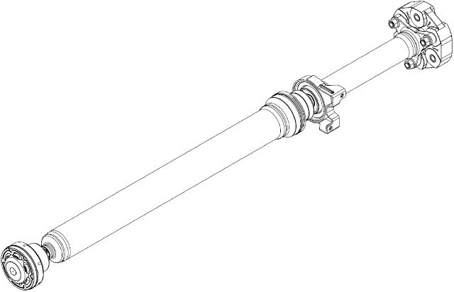 2003-2010 Porsche Cayenne Drive Shaft (Dana Spicer Chassis)