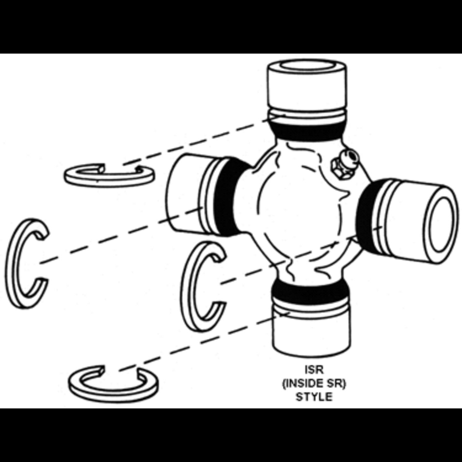 2022, 2021, 2020 Jeep Gladiator Drive Axle Shaft Universal Joint