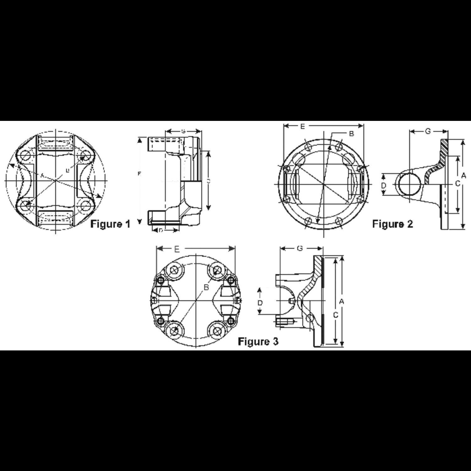 2005, 2004, 2003, 2002, 2001, 2000 Ford Excursion Drive Shaft Flange Yoke