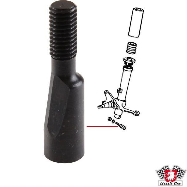1968-1989 Porsche 911 Suspension Strut Bolt - Front or Front Lower (Danske)