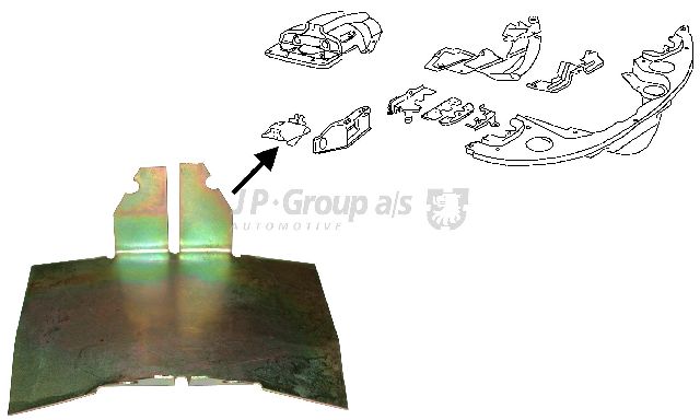 1963-1971 Volkswagen Transporter Engine Cylinder Air Deflector (Danske)