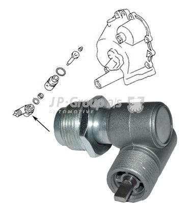 1965-1973 Porsche 911 Speedometer Cable Angle Drive (Danske)
