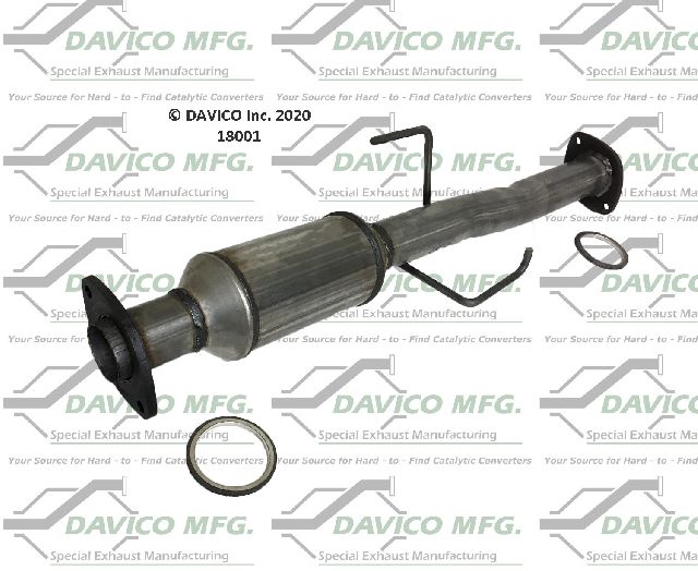 1999-2004 Toyota Tacoma Catalytic Converter - Rear (Davico Converters)