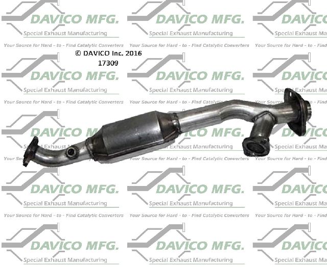 2005-2009 Lexus GX470 Catalytic Converter - Rear Right (Davico Converters)