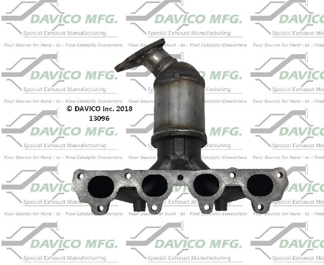 1996-2000 Honda Civic Catalytic Converter - Front (Davico Converters)