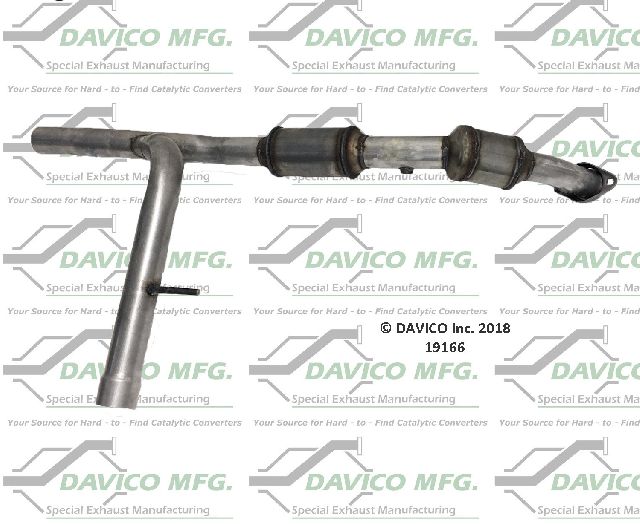 2006-2008 Lincoln Mark LT Catalytic Converter - Right (Davico Converters)