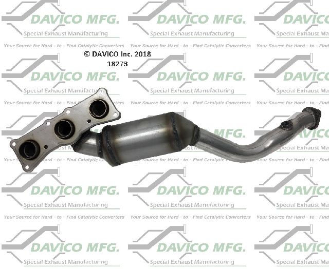 2008-2010 BMW 528i Catalytic Converter - Front (Davico Converters)
