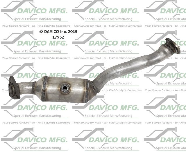 2007-2008 Honda Fit Catalytic Converter - Center (Davico Converters)