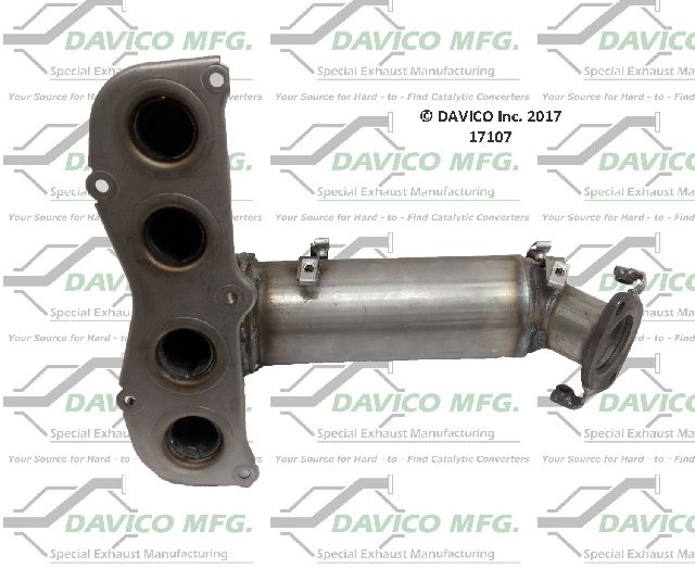 2007-2008 Toyota Solara Catalytic Converter - Front (Davico Converters)