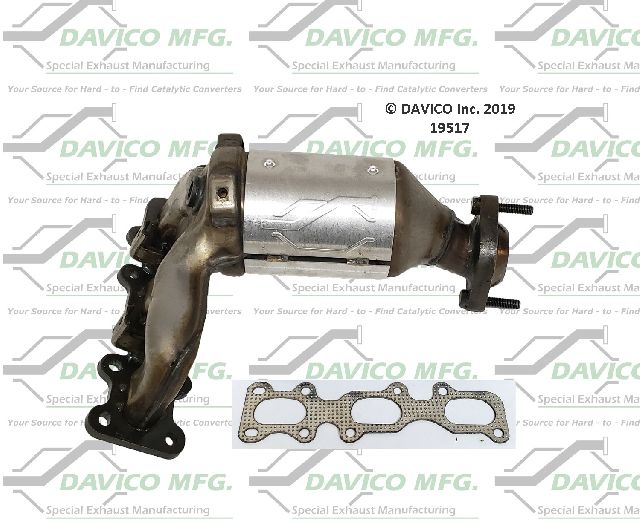 2013-2019 Ford Flex Catalytic Converter - Right (Davico Converters)