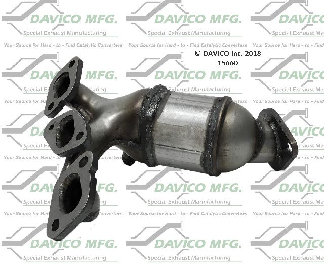 2001-2008 Ford Escape Catalytic Converter - Front Right (Davico Converters)