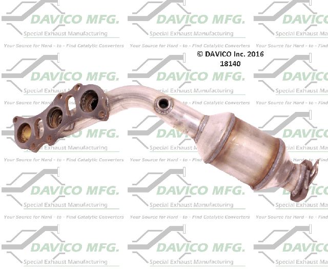 2003-2009 Toyota 4Runner Catalytic Converter - Front Right (Davico Converters)
