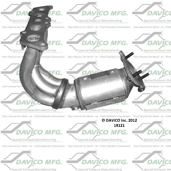 1999-2001 Toyota Solara Catalytic Converter - Front (Davico Converters)