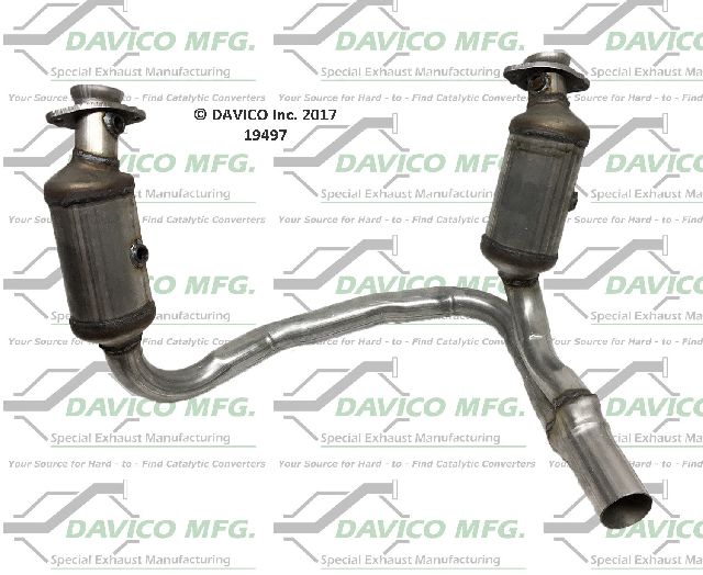 2011 Ram Dakota Catalytic Converter - Center (Davico Converters)