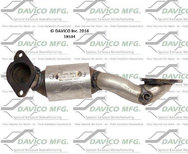 2010-2019 Ford Flex Catalytic Converter - Right (Davico Converters)