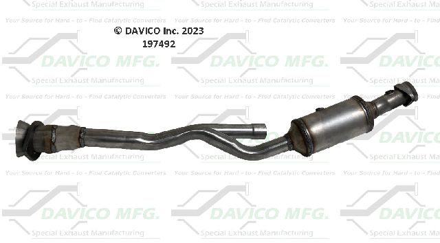 2015-2019 Ford Transit-150 Catalytic Converter - Front Right (Davico Converters)