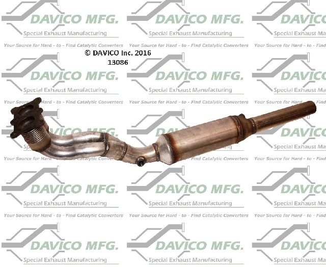 1999-2001 Volkswagen Golf Catalytic Converter - Front (Davico Converters)