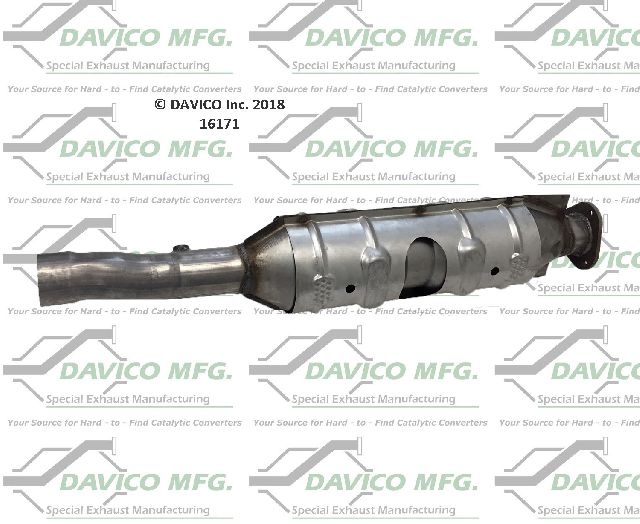 2003 Ford E-150 Catalytic Converter - Center (Davico Converters)
