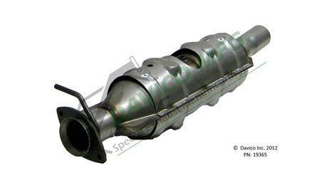 2008-2010 Ford F-350 Super Duty Catalytic Converter - Rear (Davico Converters)
