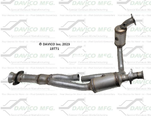 2015-2019 Ford Transit-150 Catalytic Converter - Front (Davico Converters)