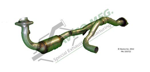 2005-2007 Jeep Liberty Catalytic Converter - Front Right (Davico Converters)