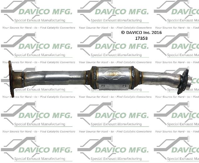 2013-2020 Nissan NV200 Catalytic Converter - Front (Davico Converters)