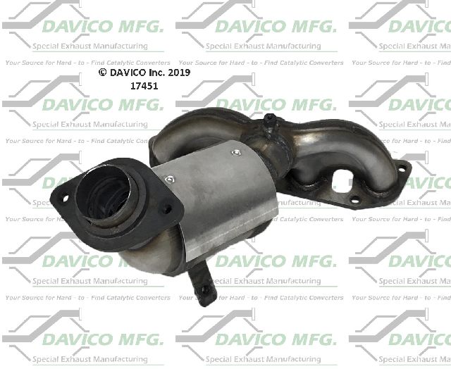 2009-2018 Nissan Sentra Catalytic Converter - Front (Davico Converters)