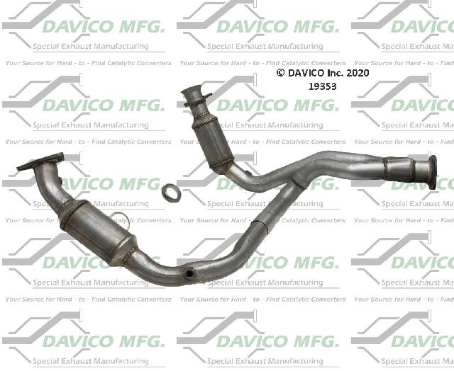 2006 GMC Sierra 1500 Catalytic Converter - Front (Davico Converters)