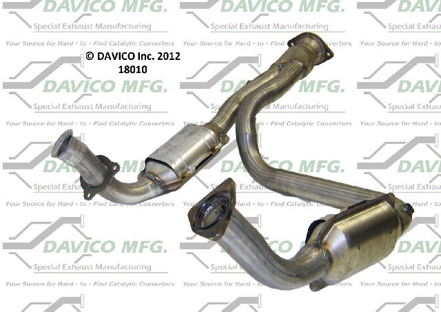 2002-2005 Cadillac Escalade Catalytic Converter - Center or Front (Davico Converters)