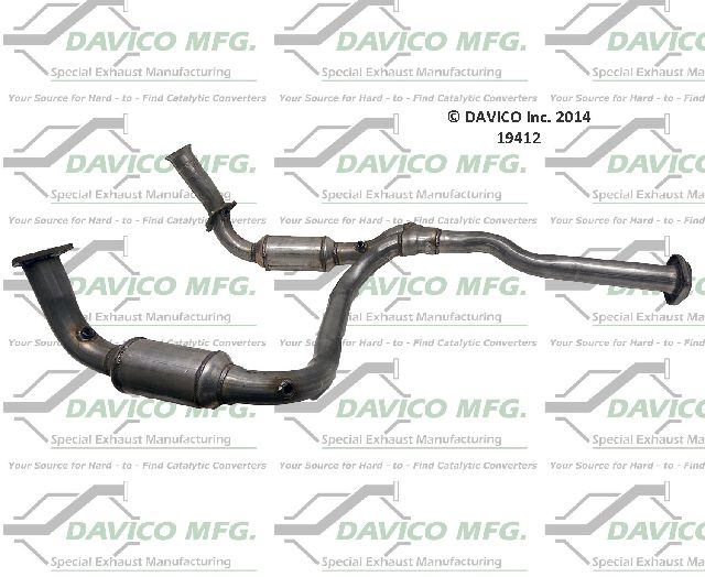 2004 Buick Rainier Catalytic Converter - Center (Davico Converters)