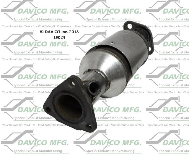 1997-2001 Honda CR-V Catalytic Converter - Center (Davico Converters)