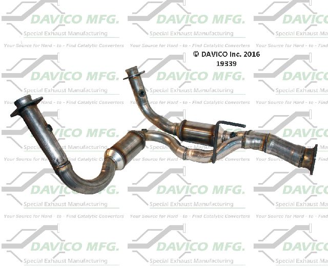 2006-2010 Jeep Commander Catalytic Converter - Center or Left (Davico Converters)