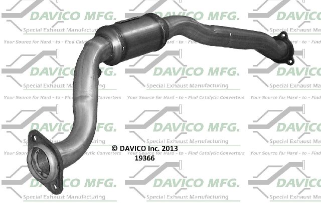 2004-2011 GMC Canyon Catalytic Converter - Rear (Davico Converters)