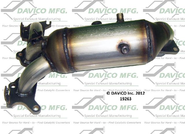 2007-2010 Chrysler Sebring Catalytic Converter - Left (Davico Converters)