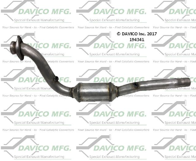 2004-2007 Dodge Ram 2500 Catalytic Converter - Right Center (Davico Converters)