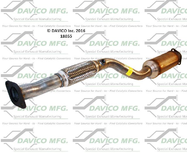 2001-2005 Hyundai Elantra Catalytic Converter - Rear (Davico Converters)