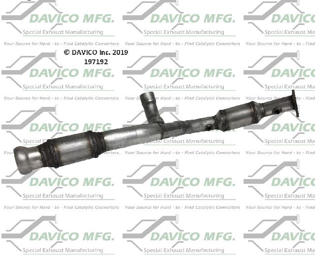 2019-2020 Chevrolet Suburban Catalytic Converter - Front Right (Davico Converters)