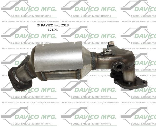 2004-2007 Toyota Highlander Catalytic Converter - Front Left (Davico Converters)
