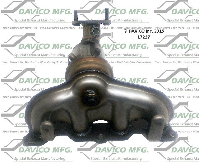 2010-2012 Hyundai Santa Fe Catalytic Converter - Front (Davico Converters)