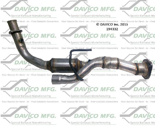 2006-2010 Jeep Commander Catalytic Converter - Front Right (Davico Converters)