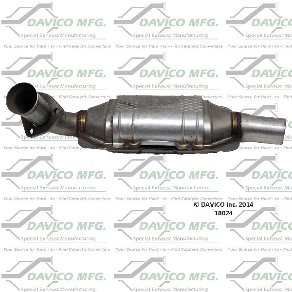 1993-1996 Jaguar XJS Catalytic Converter - Rear Left (Davico Converters)