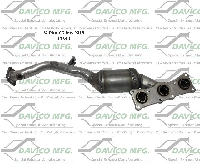 2007-2010 BMW X3 Catalytic Converter - Front (Davico Converters)