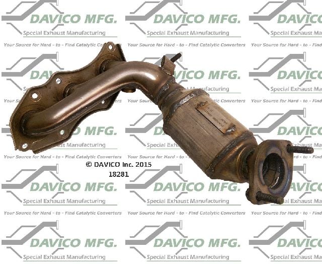 2007-2010 Toyota Sienna Catalytic Converter - Front Right (Davico Converters)