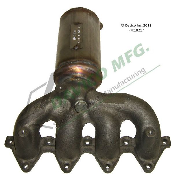 2001-2005 Hyundai Accent Catalytic Converter - Front (Davico Converters)