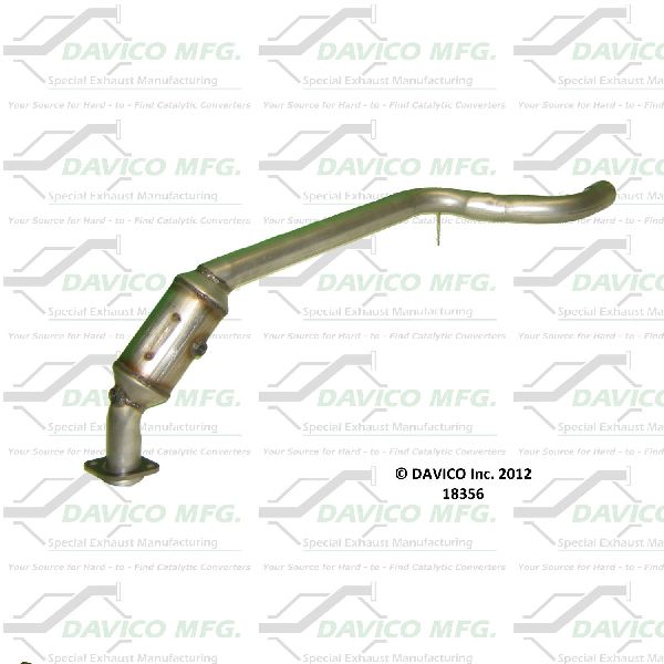 2003-2008 Jaguar S-Type Catalytic Converter - Left (Davico Converters)