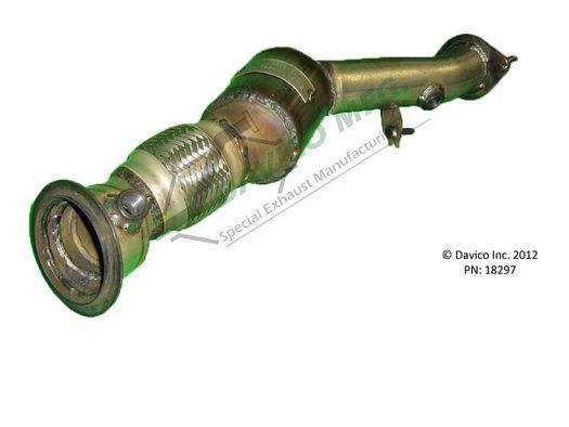 2008-2010 BMW 535i Catalytic Converter - Front (Davico Converters)