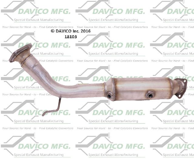 2002-2004 Acura RSX Catalytic Converter - Front (Davico Converters)